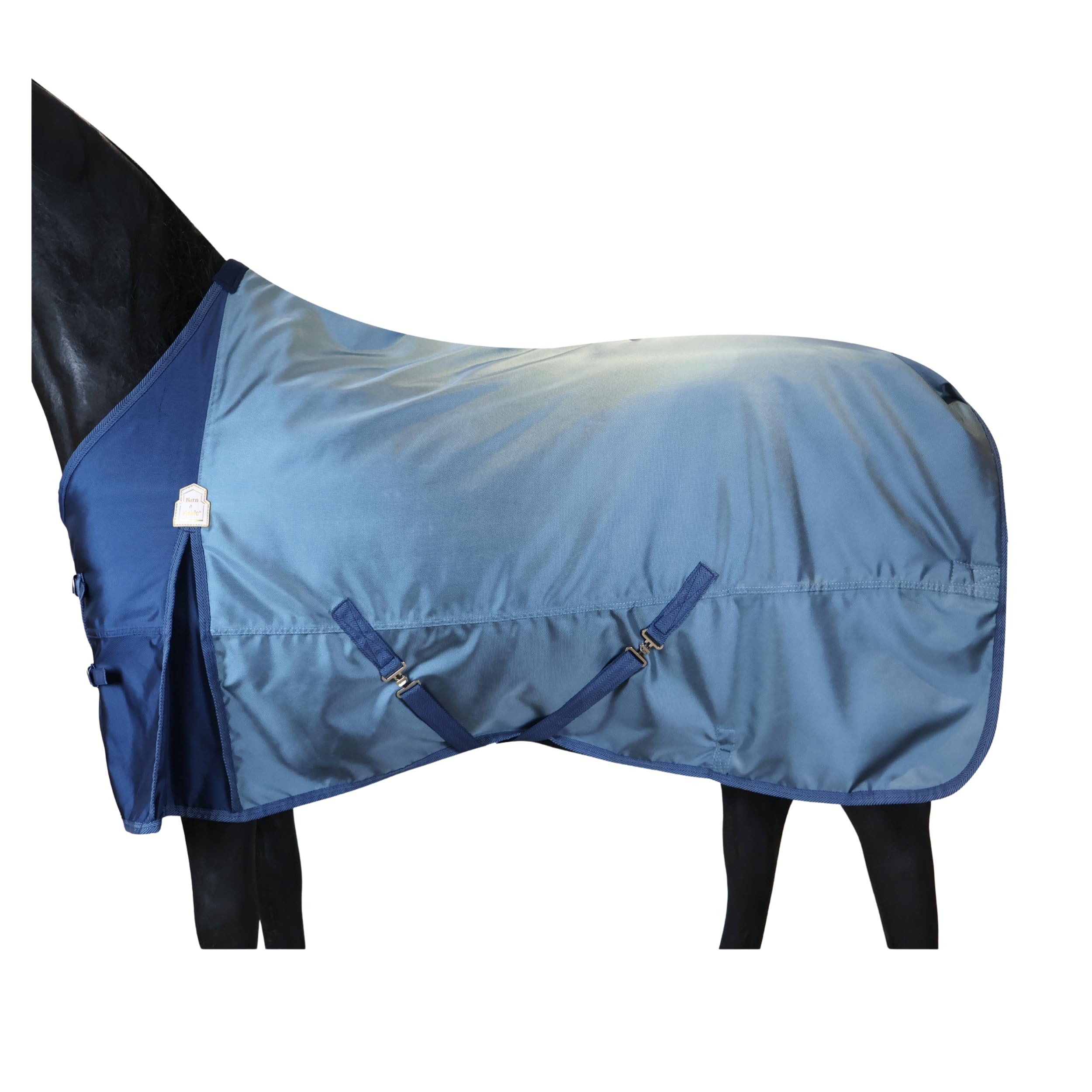 BARN & STABLE 1680Denier 3000mm/3000mvp Super Waterproof & Breathable Horse Blankets with 250g Fill, medium-weight turnout rug sized standard